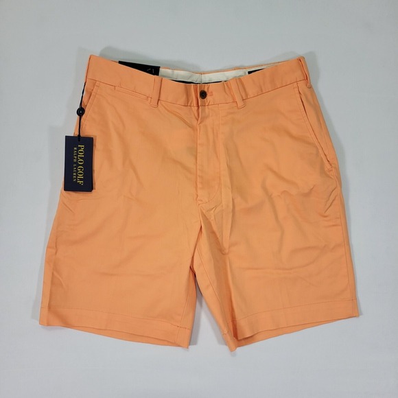Polo Golf Ralph Lauren Men's‎ Chino Shorts Light Weight Peach Orange 30 Classsic - Picture 1 of 5